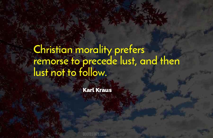 Quotes About Christian Morality #559040