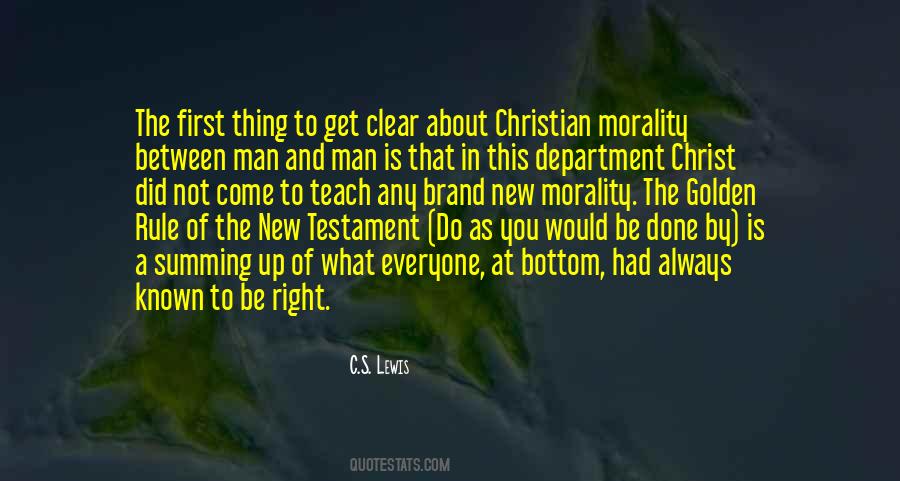 Quotes About Christian Morality #610874
