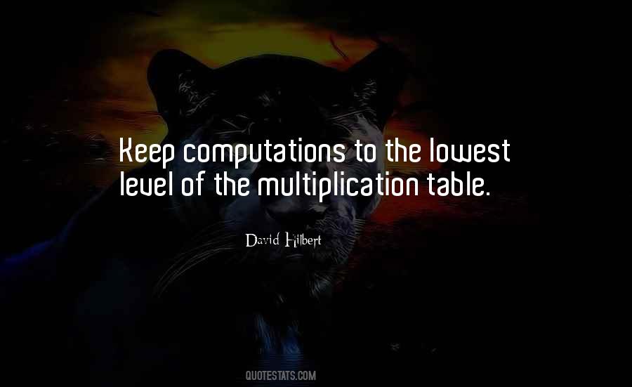 Multiplication Table Quotes #1608778