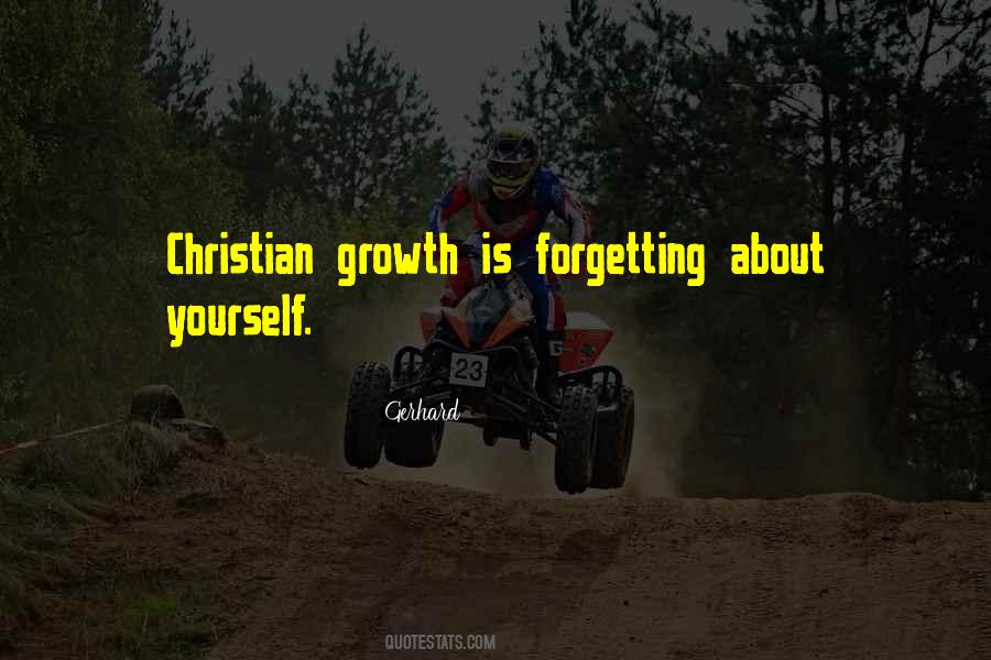 Quotes About Christian Growth #105620