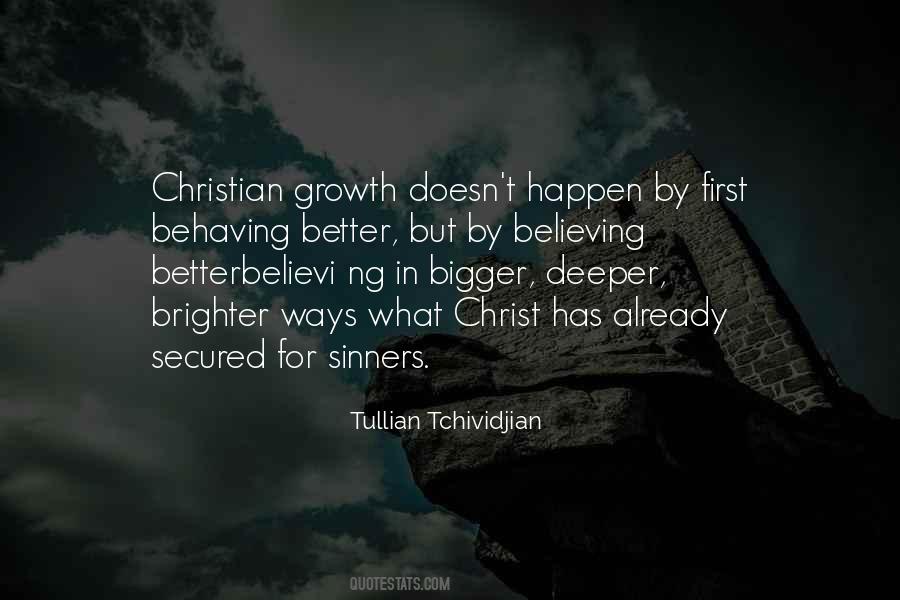 Quotes About Christian Growth #72883