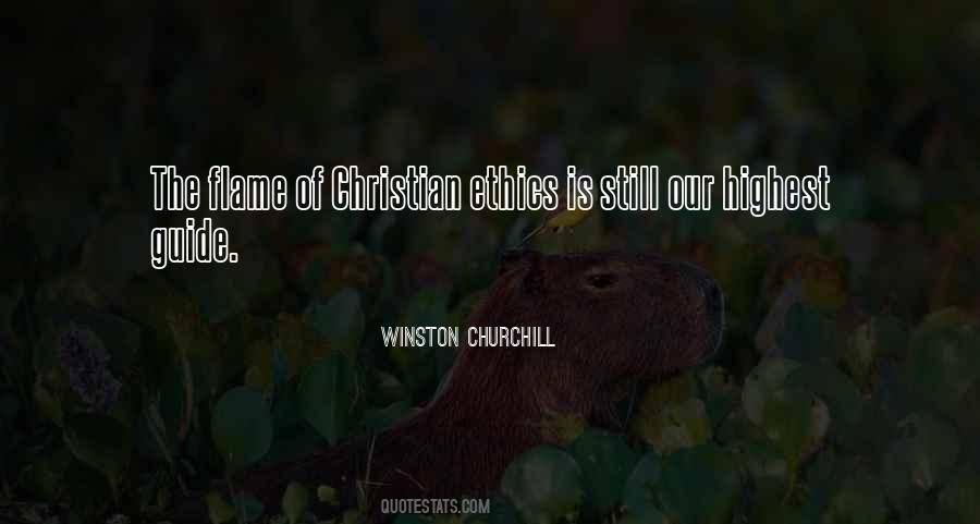 Quotes About Christian Ethics #1765148