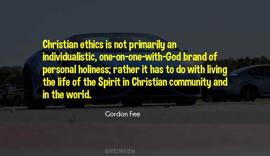 Quotes About Christian Ethics #1818093