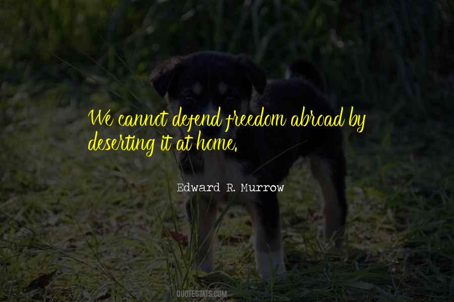 Murrow Quotes #951687