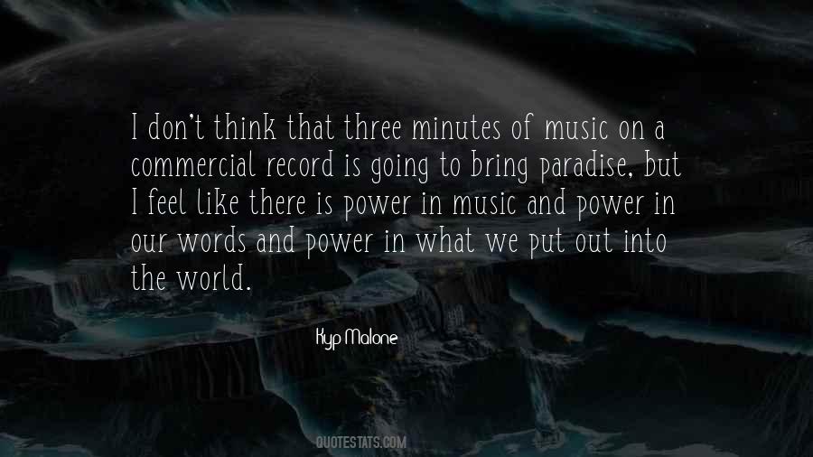 Music And Power Quotes #840713