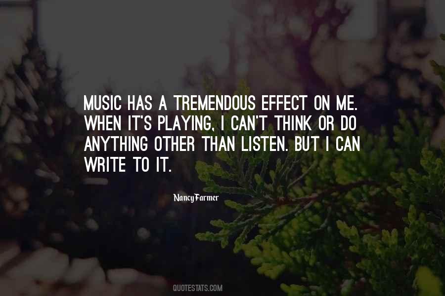 Music Effect Quotes #604502