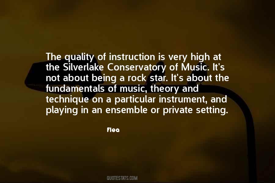 Music Instruction Quotes #359999