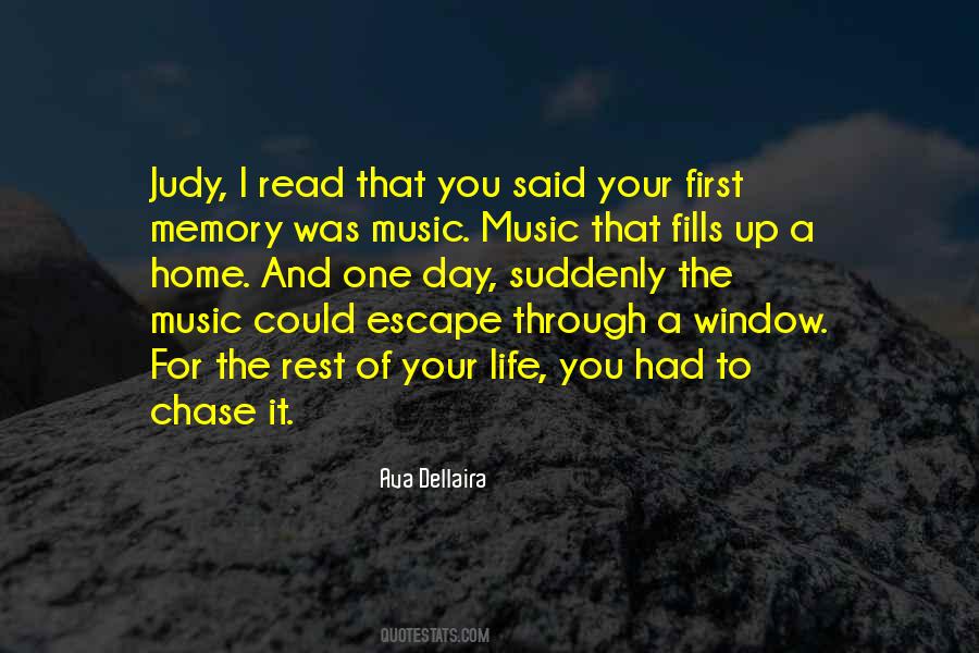 Music Is My Escape Quotes #498784