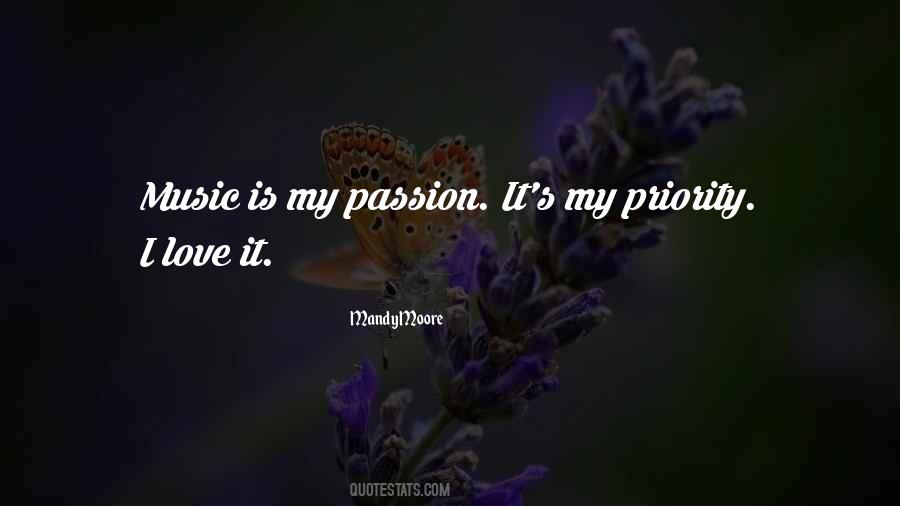 Music Is My Passion Quotes #369960