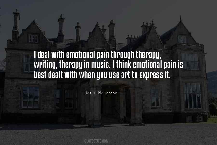 Music Is My Therapy Quotes #1032898