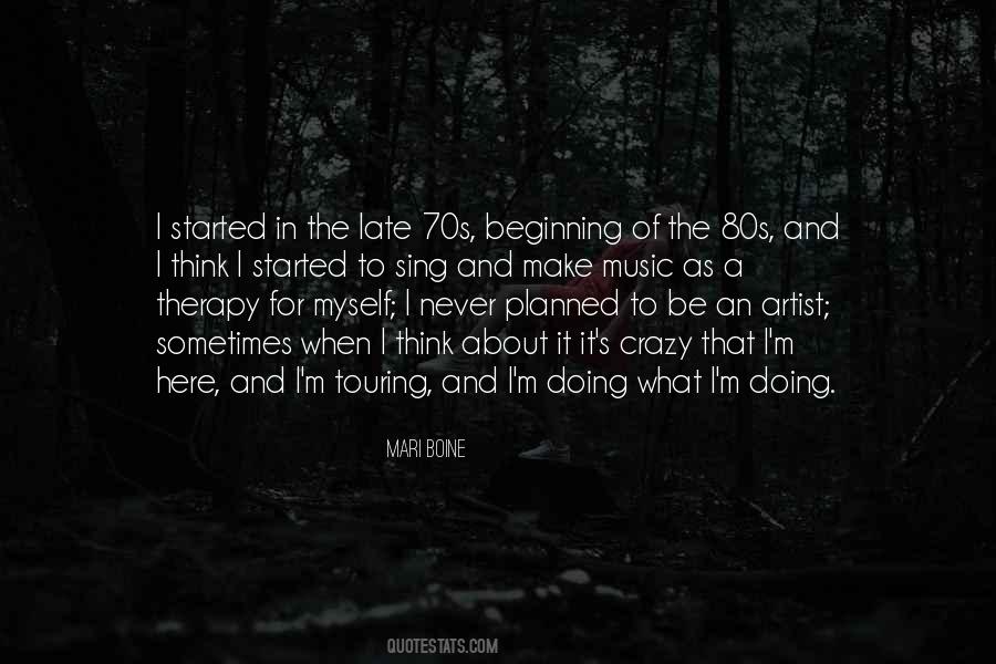 Music Is My Therapy Quotes #1659572