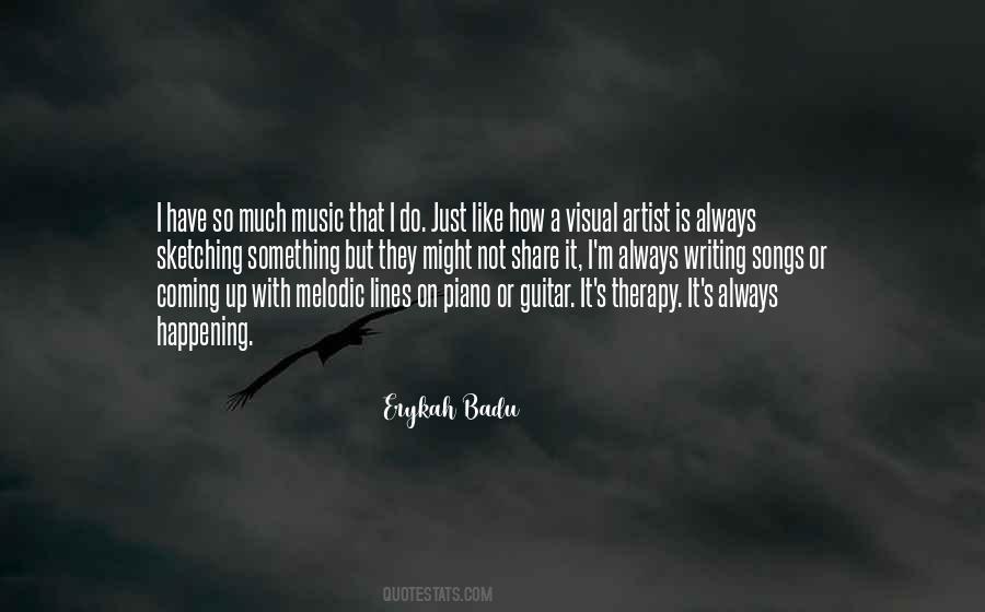 Music Is Therapy Quotes #1434432