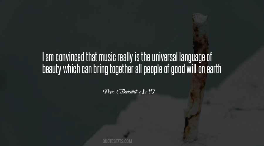 Music Is Universal Quotes #850158