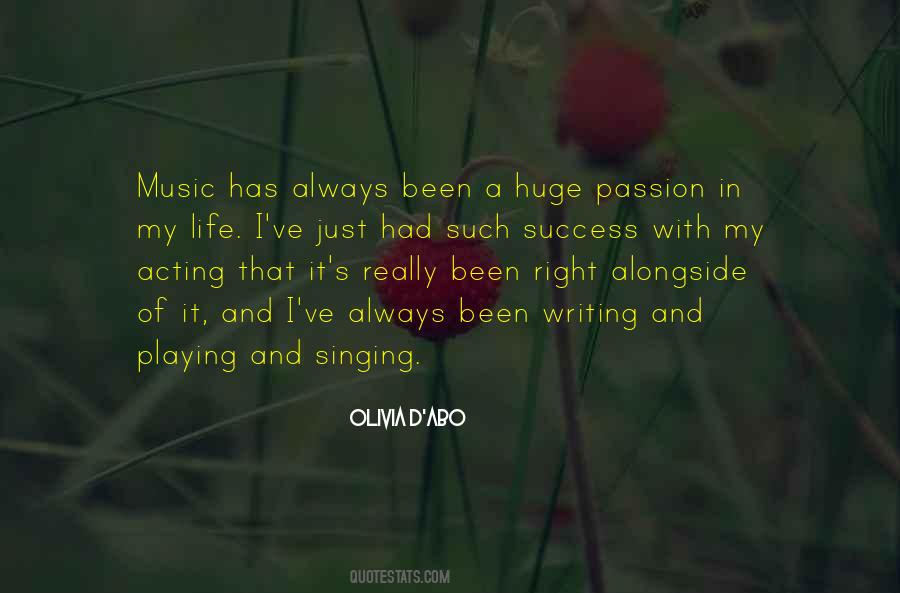 Music My Passion Quotes #1592049