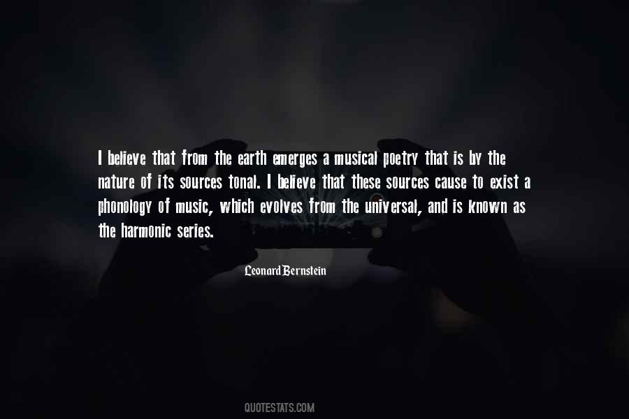 Music Of The Earth Quotes #952374