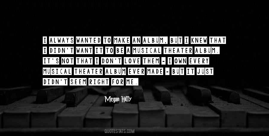 Musical Theater Quotes #734830