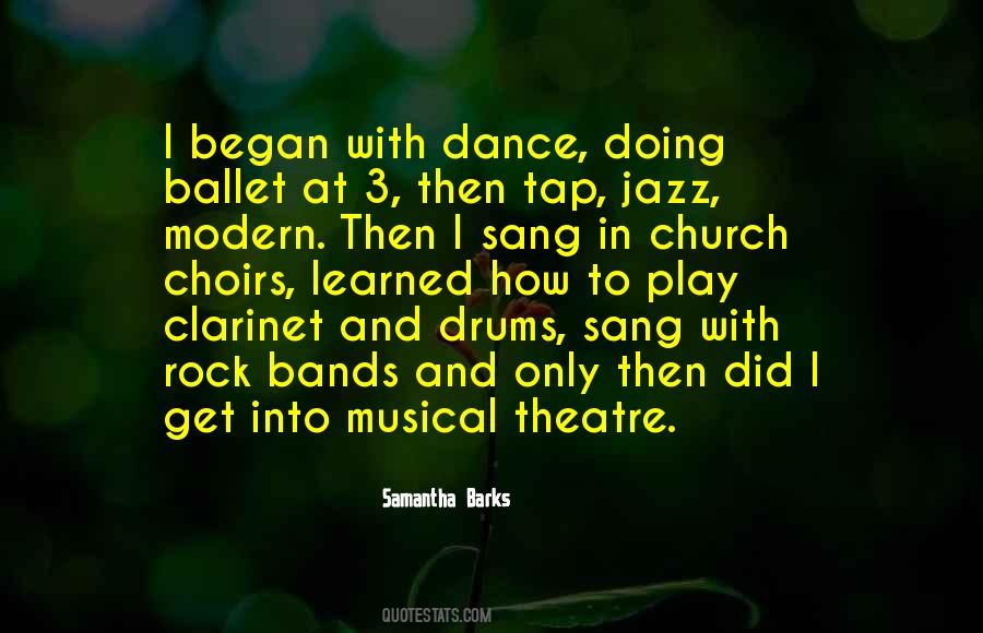 Musical Theatre Dance Quotes #294577