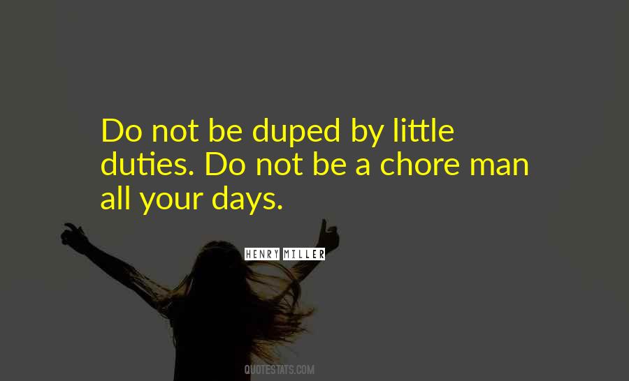 Quotes About Chore #850869