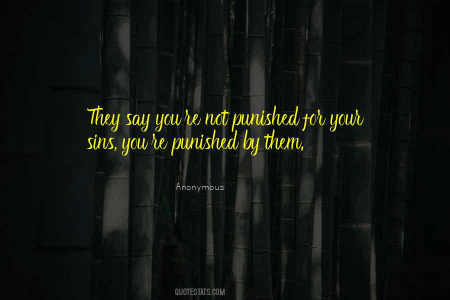 Must Be Punished Quotes #148995