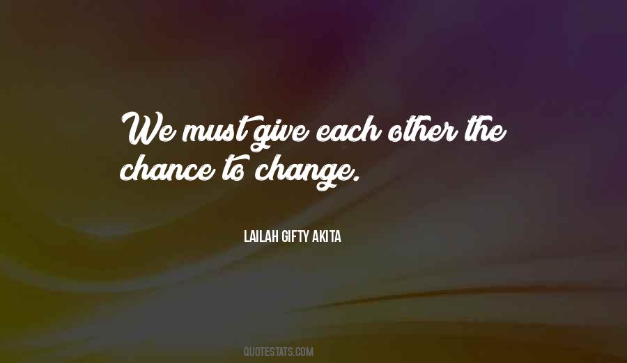 Must Change Quotes #11119