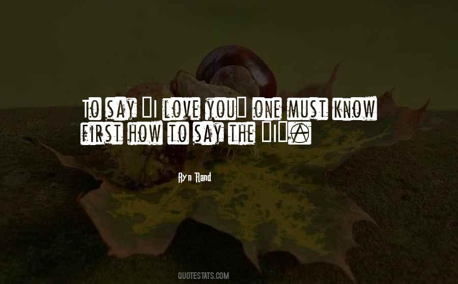 Must Know Quotes #1227110