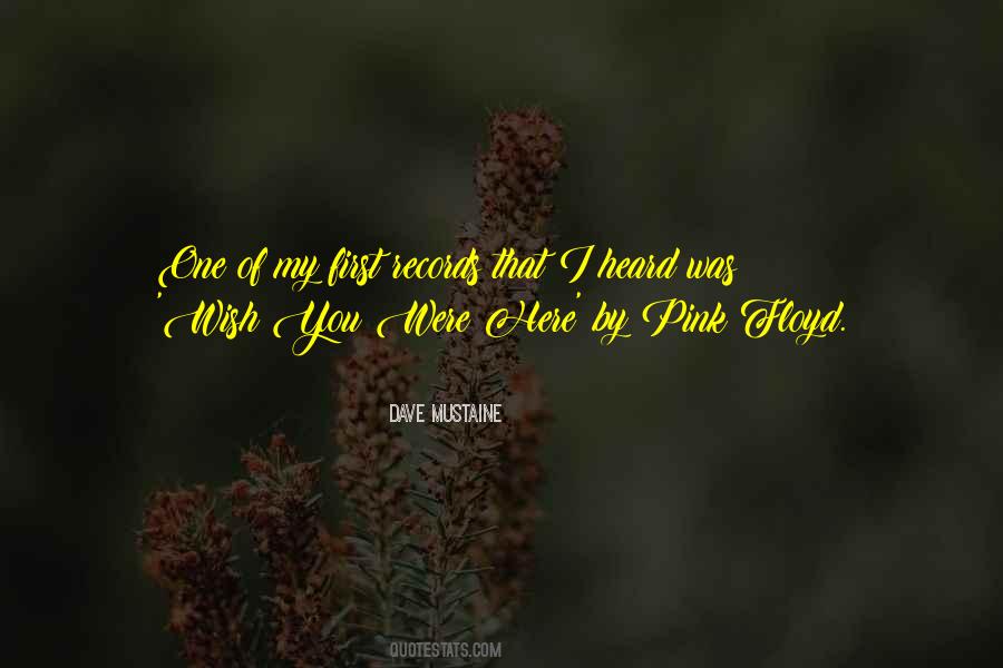 Mustaine Quotes #1504965