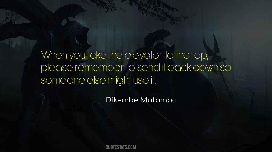 Mutombo Quotes #849711