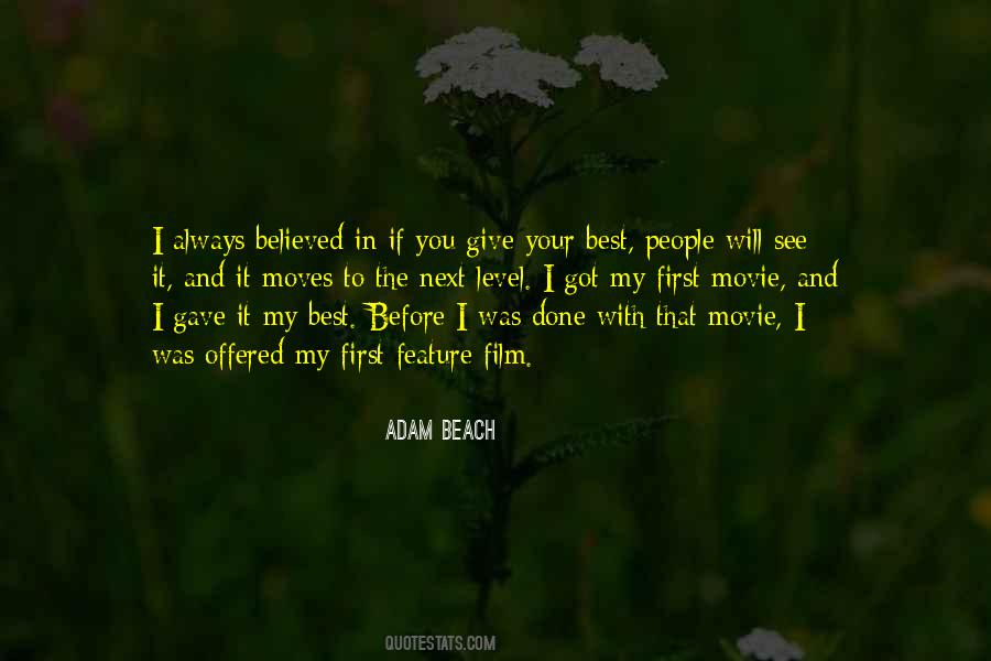 My Best Feature Quotes #1815737