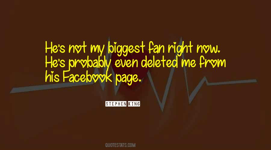 My Biggest Fan Quotes #169411