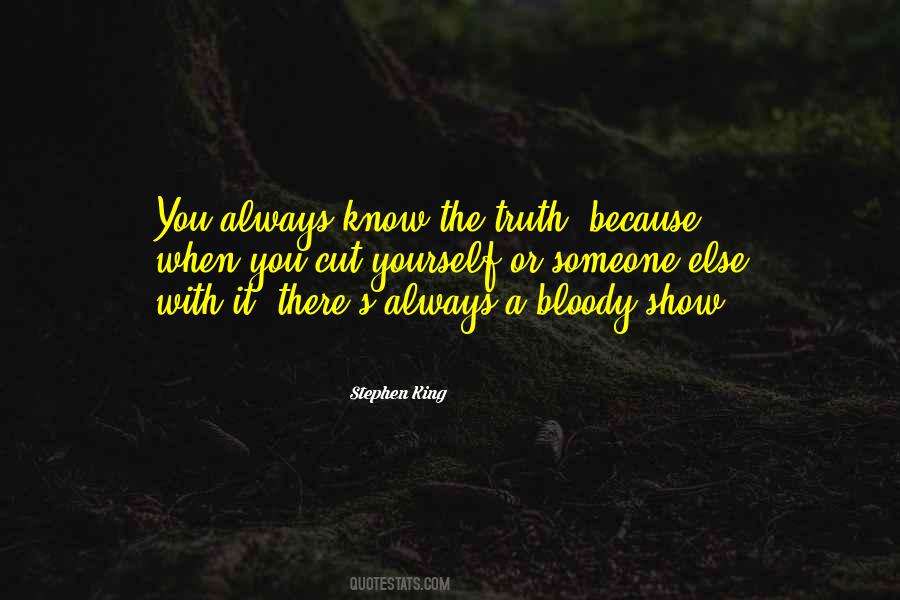 My Bloody Life Quotes #133682