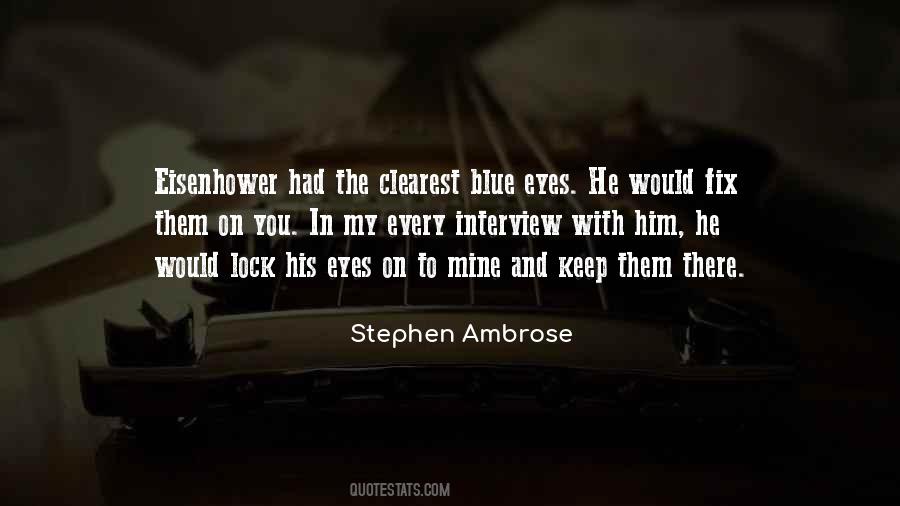 My Blue Eyes Quotes #442738