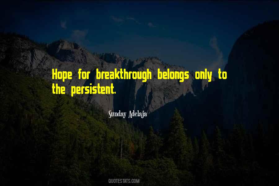 My Breakthrough Quotes #84000