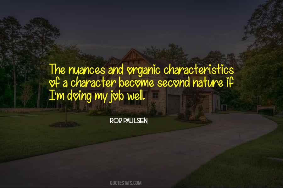 My Characteristics Quotes #1174866