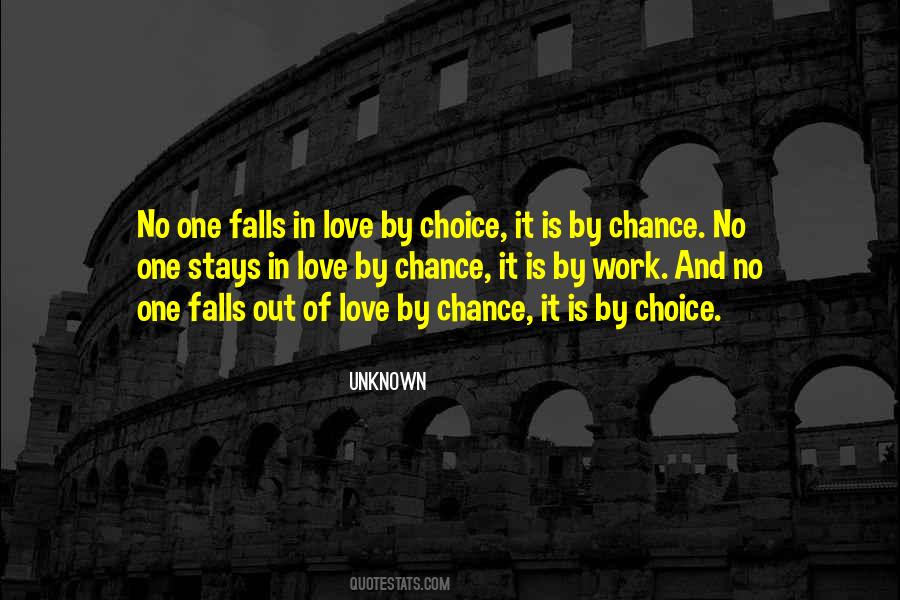 Quotes About Choice In Love #291280