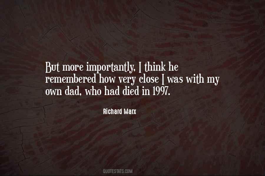 My Dad Died Quotes #1098328