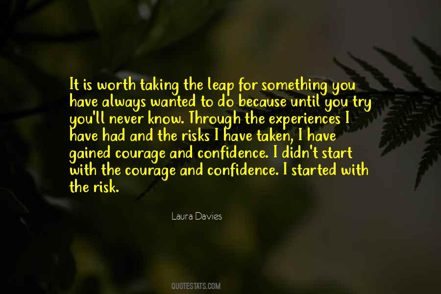 Quotes About Taking The Leap #432749