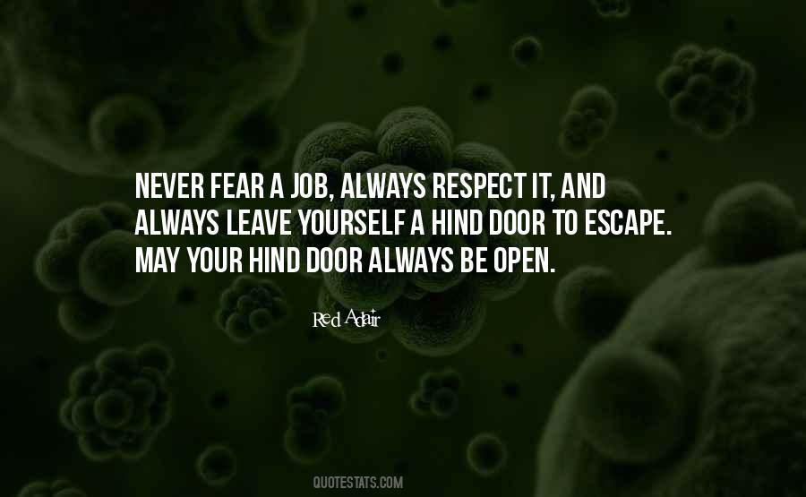 My Door Is Always Open Quotes #390667