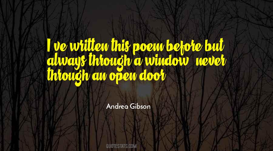 My Door Is Always Open Quotes #400678