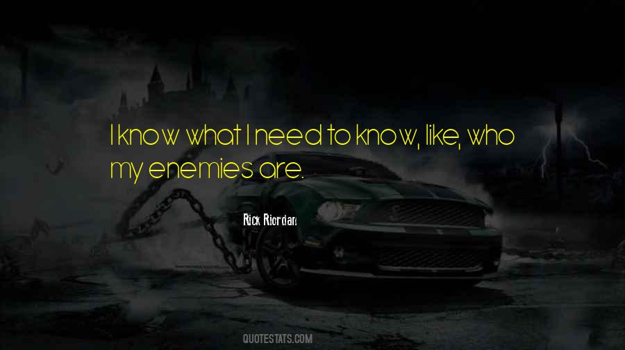 My Enemies Quotes #1663847