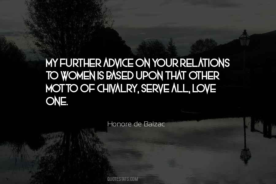 Quotes About Chivalry Love #1173343