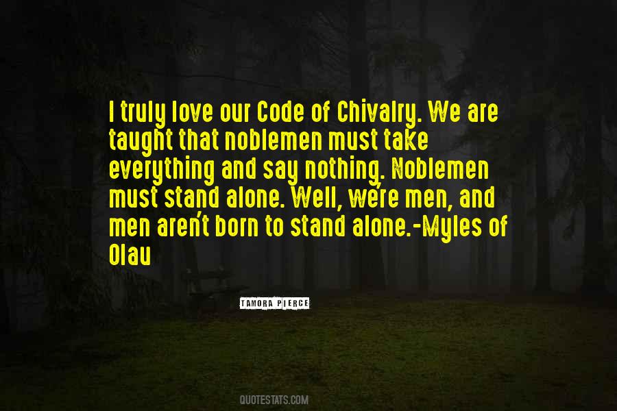 Quotes About Chivalry Love #424176