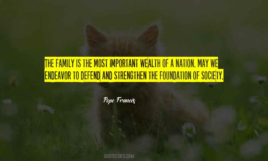 My Family Is My Wealth Quotes #198982