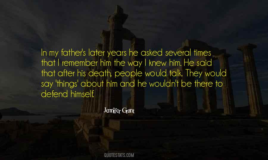 My Father Death Quotes #1315716