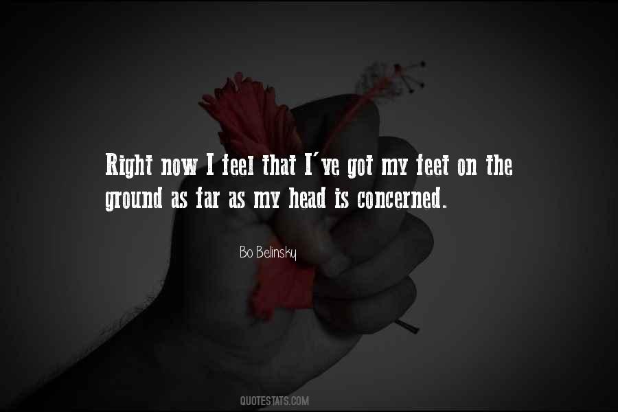 My Feet On The Ground Quotes #961840