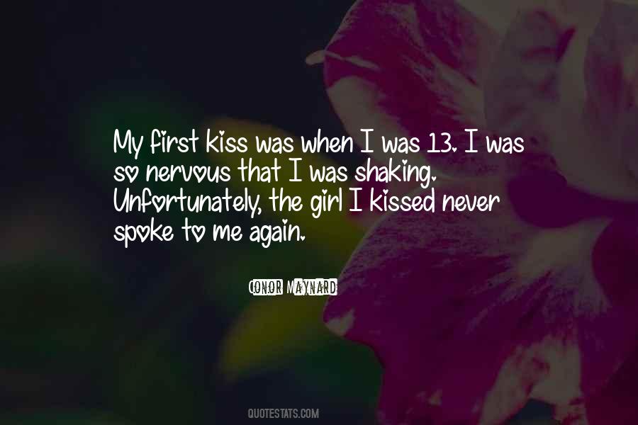 My First Kiss Quotes #106338