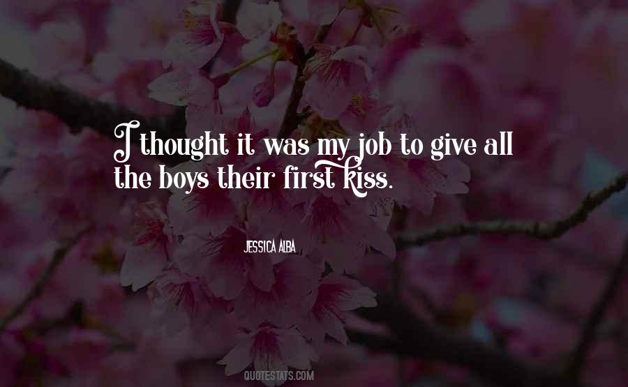 My First Kiss Quotes #38090