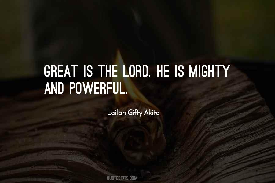 My God Is Powerful Quotes #147381