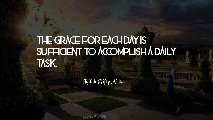 My Grace Is Sufficient Quotes #1188993