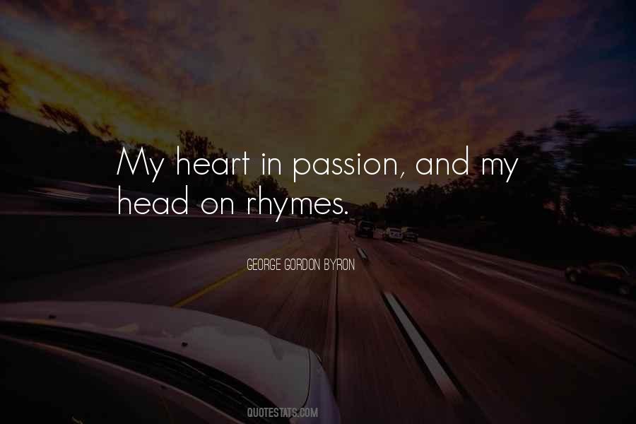 My Head And My Heart Quotes #157553