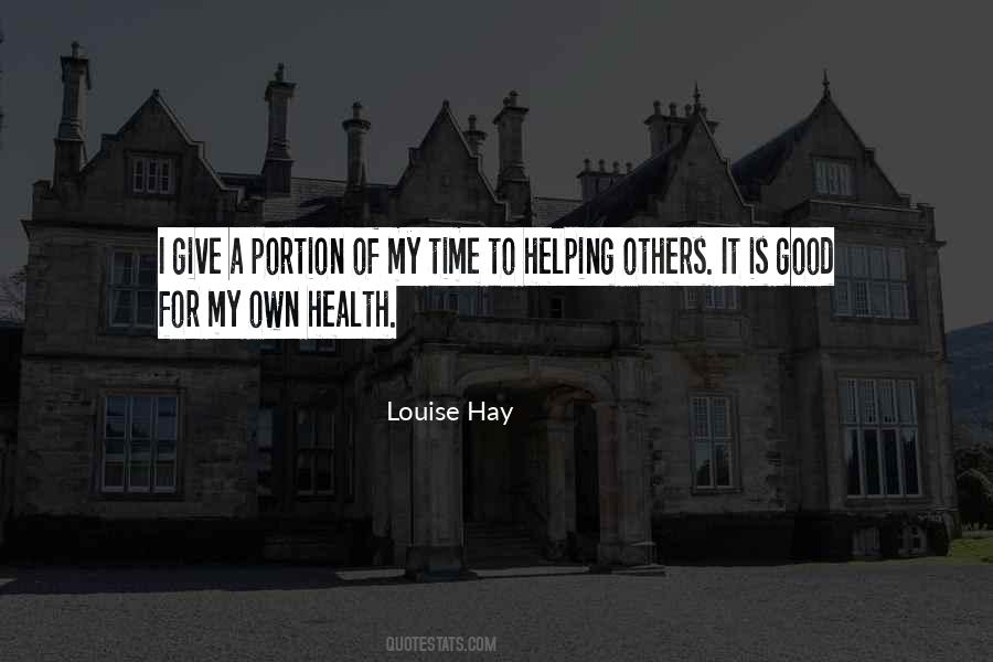 My Health Is Good Quotes #1265869